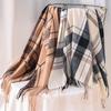 British Style Plaid Winter Scarf