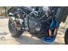 Kawasaki Z900 Titanium SC Exhaust System: Blue-Baked Front Section for Motorcycle Modification