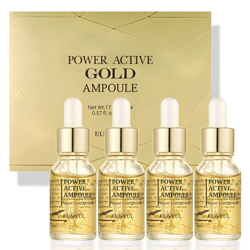 EUNYUL Активная золотая ампула Power Active Gold 4 шт., 17 мл, 4 шт.