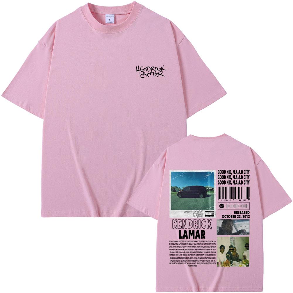 Футболка рэпера Кендрика Ламара Good Kid Money Trees Мужская хип-хоп винтажная оверсайз футболка с коротким рукавом Мужская модная трендовая футболка