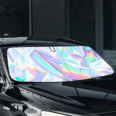 Солнцезащитный козырек на лобовое стекло автомобиля для аксессуара для переднего окна, портативный прочный козырек