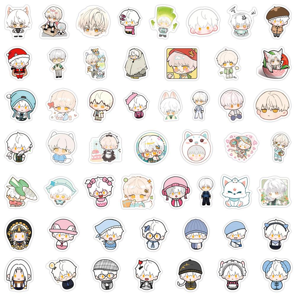 105 New Styles Qi Sili QQ People Graffiti Stickers Decorate Refrigerator Scooter Personalized DIY Stickers