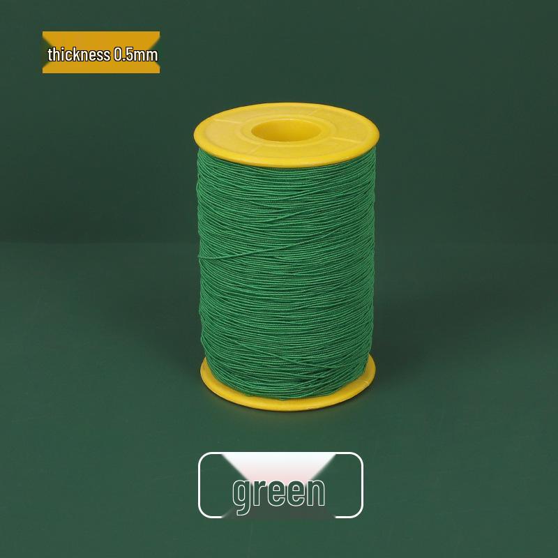0.5mm High-Elastic Colored Sewing Thread - Super Fine, Durable, Round Cord for Clothing and Crafts
