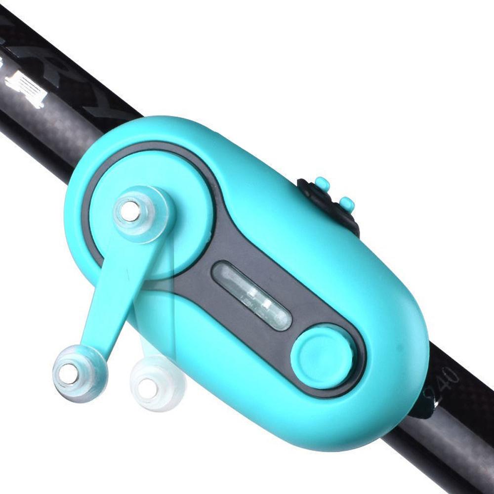 Universal Fishing Alarm Mini Electronic Fish Bite Alarm Sound LED Light Energy Saving Bulb Clips On Sea Fishing Rod Equipment