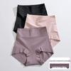 Combed Cotton High Waist Antibacterial Tummy Control Briefs for Women - Plus Size, Solid Colors