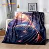 Universe Space Stars Black Hole Galaxy Earth Milky Way Soft Blanket,Soft Throw Blanket for Home Bedroom Bed Sofa Cover kid Gift
