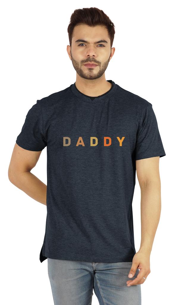 Inkmeso Мужская футболка с круглым вырезом и V-образным вырезом с надписью Daddy Tshirt For Dads Jersey