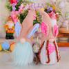 Easter Dwarf Doll Ornament Rabbit Ears Elf Faceless Old Man Window Table Decorations