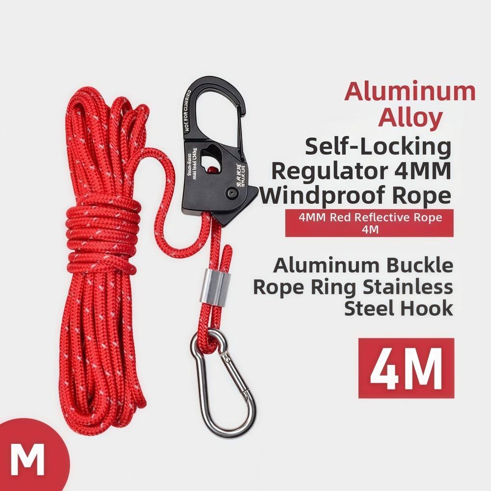 Stainless Steel Tent Rope Tensioner Aluminum Alloy Tarp Tightener Outdoor Tool