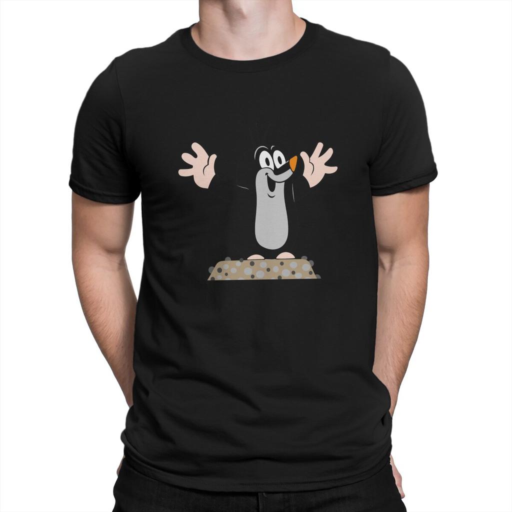 Krtek The Mole Hello Tshirt Graphic Men Tops Vintage Fashion Summer Clothing Harajuku T Shirt