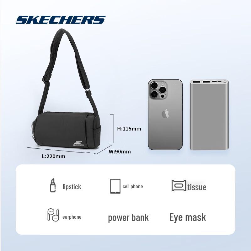 Skechers P223U029 Водонепроницаемая спортивная сумка через плечо