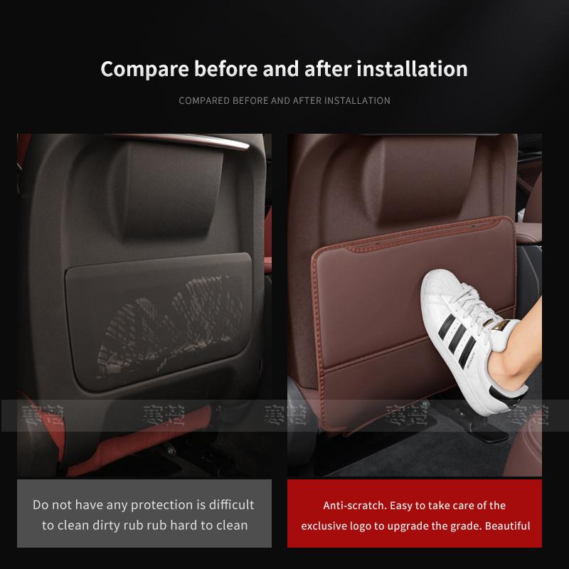For Opel OPCline ASTRA CORSA INSIGNIA MOKKA VECTRA ZAFIRA GTC Tigra Car Seat Back Protection Anti-Kick Pad Rear Seat Storage Bag