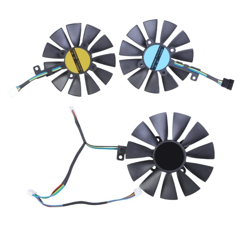 3Pcs Graphics Card Replacement Fan FDC10U12S9-C FDC10H12S9-C 87mm Video Card Cooling Fan For GTX1070 Graphics Card