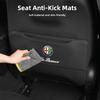 Car Stickers For Alfa Romeo Car Seat Back Anti Kick Pad Child Anti-Scratch Protective Mat For Alfa Romeo 159 Giulietta 156 147 G