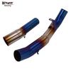 For Kawasaki Z1000 2007 2008 2009 Motorcycle Exhaust Escape Moto Modified Middle Link Pipe Carbon Fiber Muffler DB Killer