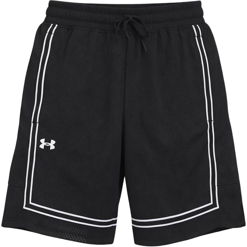 Under Armour Zone Pro 7 дюймов сетчатые цветные блоки модные универсальные дышащие спортивные шорты мужские шорты черные 1387089-001