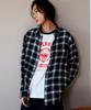 DTHIRTYONE All Day Linen-Like Check Shirt (Black)