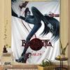 Игровой B Bayonetta 3 Тематический Печатный Гобелен SciFi Крутая Эстетика Подвесная Ткань Богемная Мандала Хиппи Настенный Декор Фон