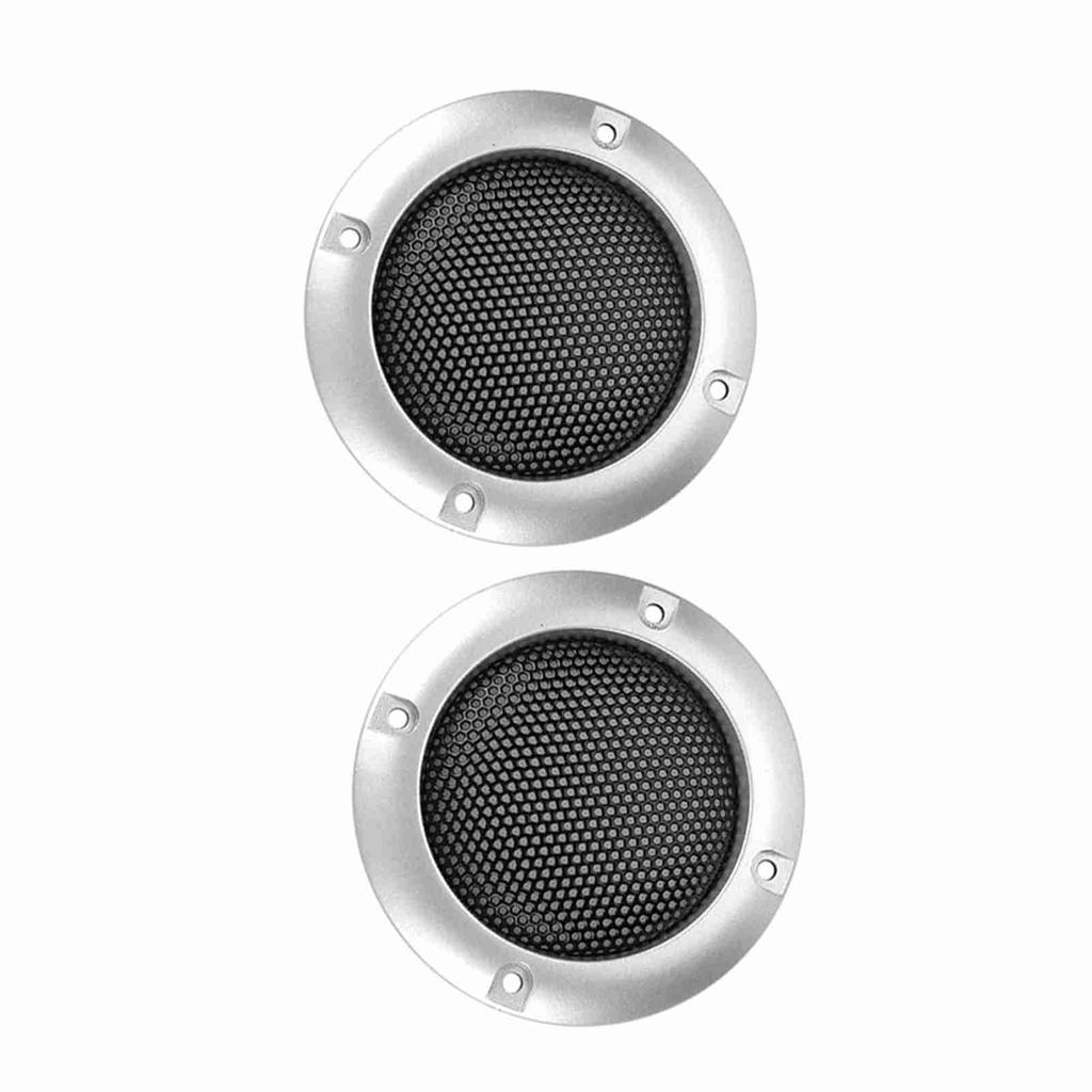 2-дюймовый динамик, декоративная стальная сетка, круглая защитная сетка для автомобильного динамика (Серебряный)