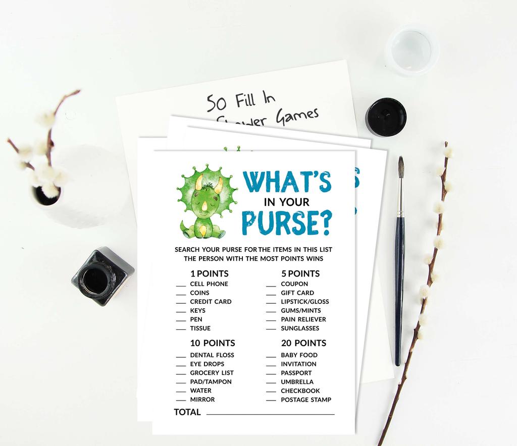 Inkdotpot Игровой набор для детского душа из 50 игр BabyA AlphabetA ABCA Игра Динозавр Джунгли Животные Вечеринка