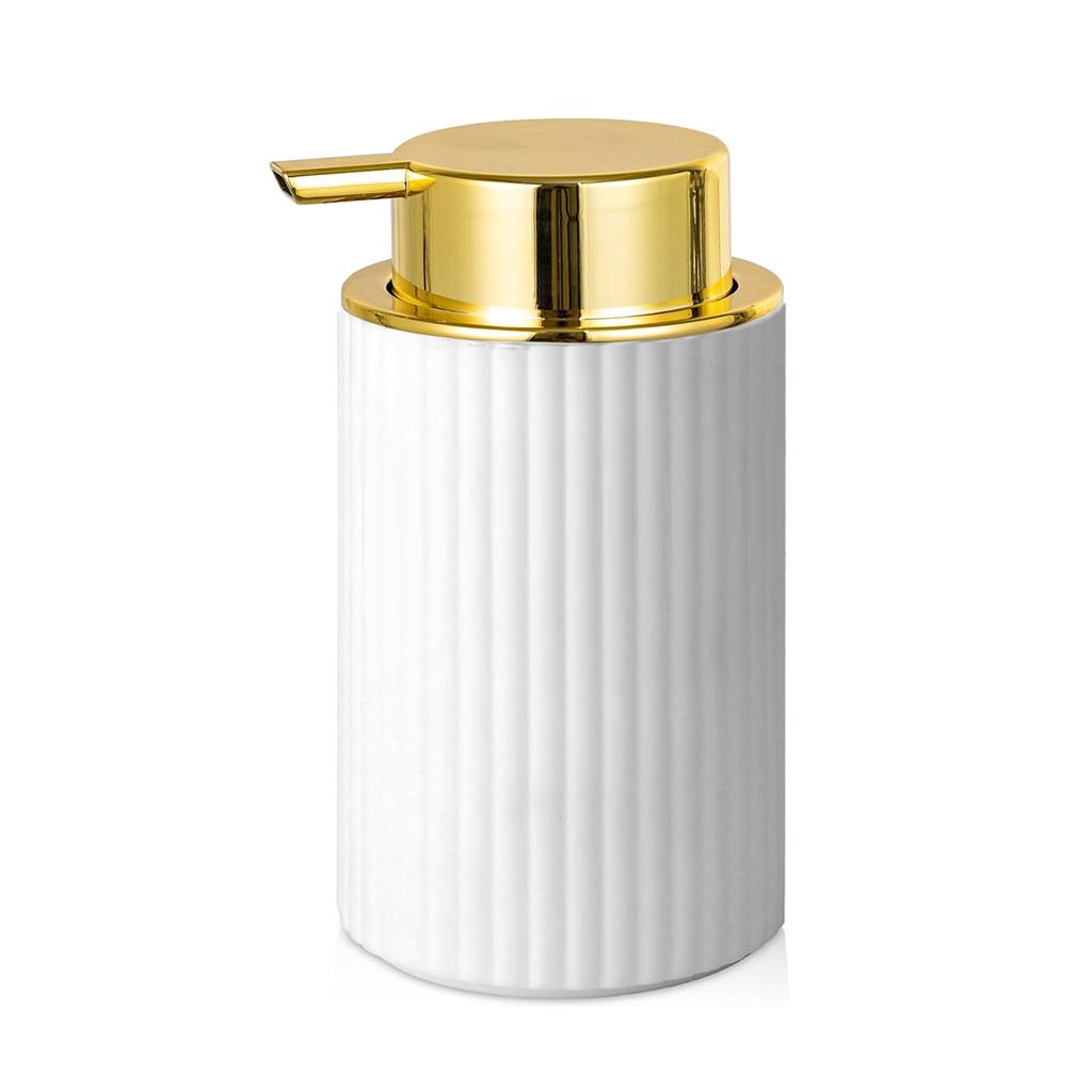 Черный дозатор для мыла с насосом, многоразовый дозатор для мыла для рук и посуды с силиконовым подносом для туалетных столиков или кухонной раковины