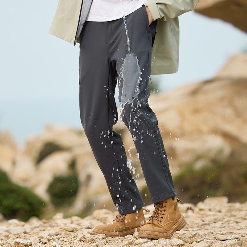Брюки Softshell в стиле Business Casual: Парный стиль, Подкладка из искусственного меха, Теплый, Морозостойкий, Прямой крой для активного отдыха
