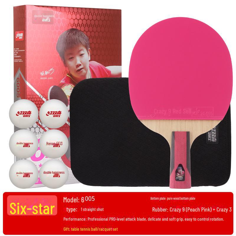 DHS Table Tennis Racket - Beginner To Pro Level, Horizontal & Vertical Orientation