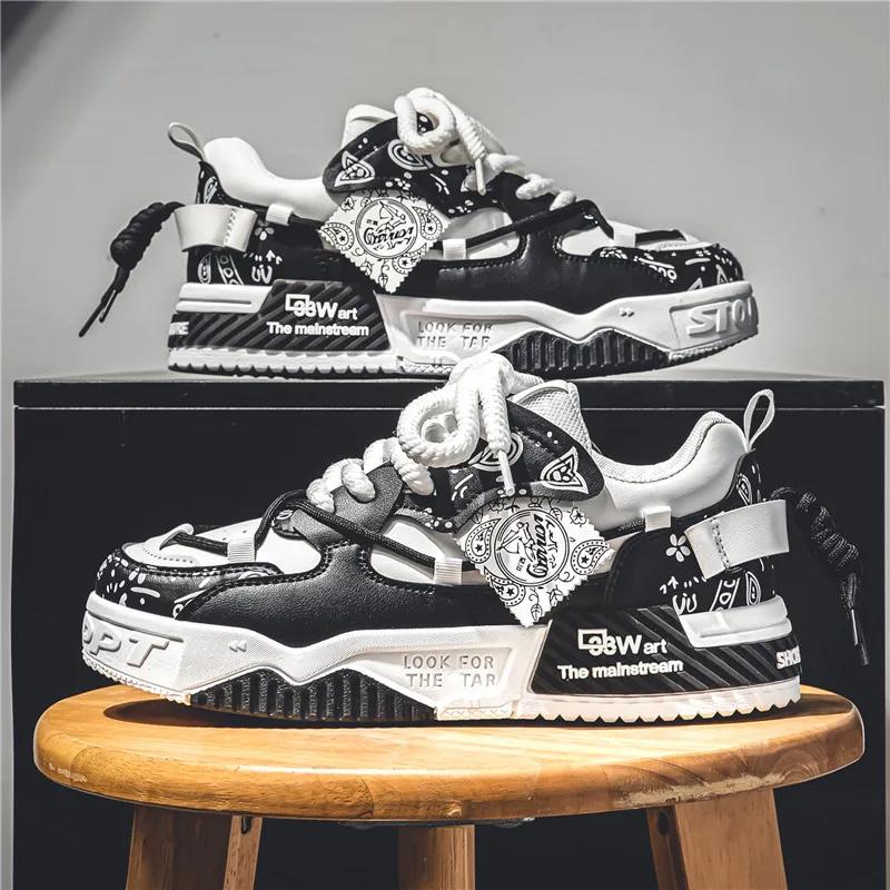 Fashion Men's Sneakers Trendy Skateboard Shoes Autumn New Casual Shoes Designer Platform Running Shoes for Men Tennis Zapatillas Hombre