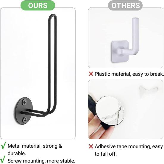 3 шт. Стеллажи для хранения бейсболок. Длинный крючок с перфорацией в стену. Большая несущая способность. Противоскользящая L-образная антикоррозийная подставка для шляп. Брелок. Держатель сумки для зонтика.