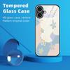 Чехол для iPhone 17 PC TPU Закаленное стекло Печать узором Противоударная задняя крышка телефона