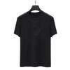 Spring Summer Menswear Soft Silk Men's round-Neck Short-Sleeved T-shirt