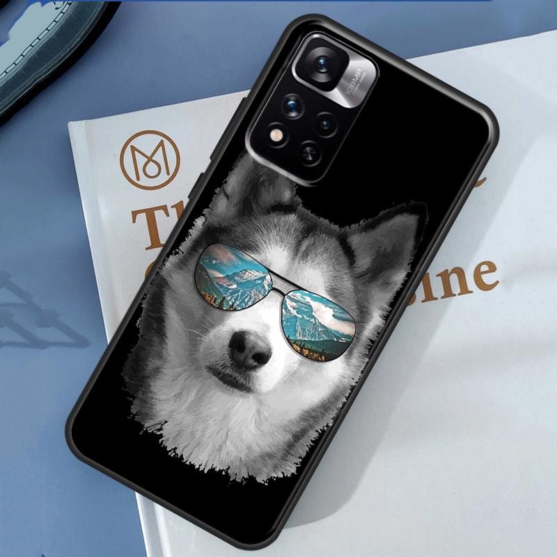 Alaskan Husky Dog Cute Puppy Case For Xiaomi Redmi 13C 10C 12C 14C Redmi Note 14 13 Pro 12 11 9 10 9S 10S 11S 12S Cover