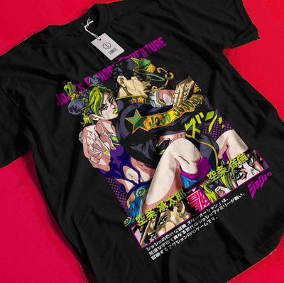 Футболка JoJo's Bizarre Adventure Футболка Джонатан Джостар Футболка Дио Футболка Джотаро Куджо BB1367