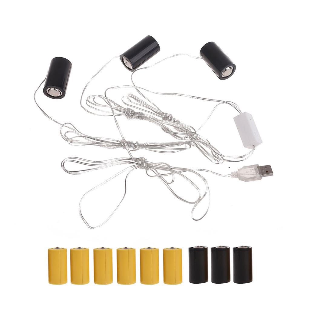 LR14 C батарея USB кабель питания 4.5V 3V LR14 C батарея для радио электрических игрушечных часов светодиодный свет