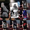 Чехол для телефона с изображением черепа ворона для Samsung Galaxy S23 S22 Ultra S20 FE S9 S10 Note 10 Plus S21 FE S21 Ultra