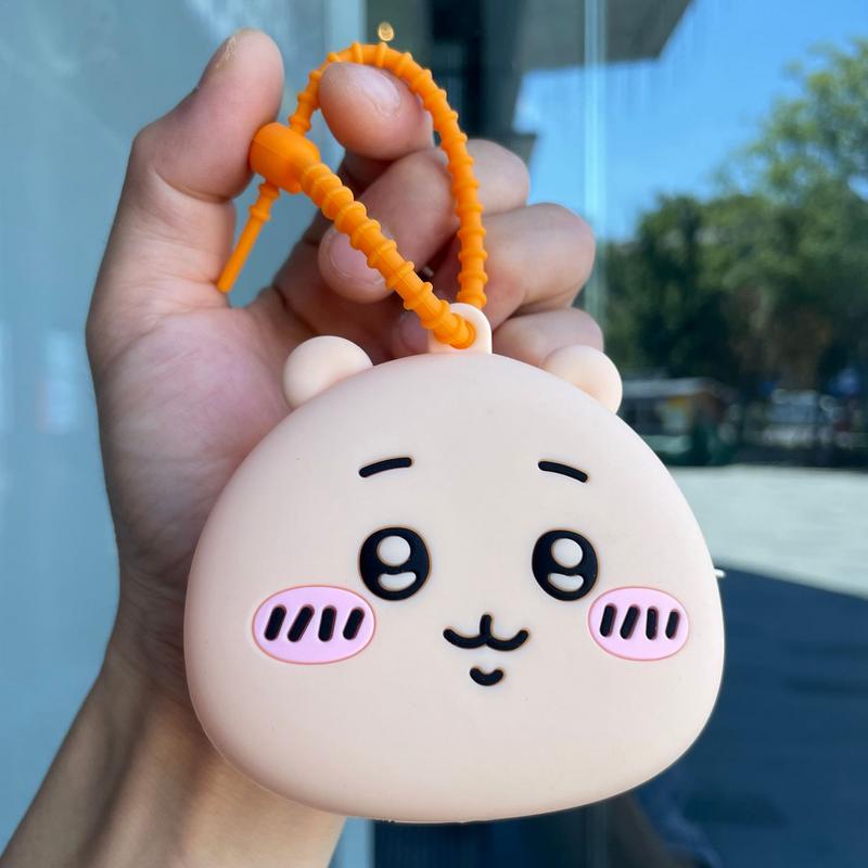 Портативный мешочек для лакомств для собак, мультяшный силиконовый мешок для корма для собак, милый мешочек для перекусов для питомцев, многоцелевой мешок для корма для щенков для печенья, сушеного мяса