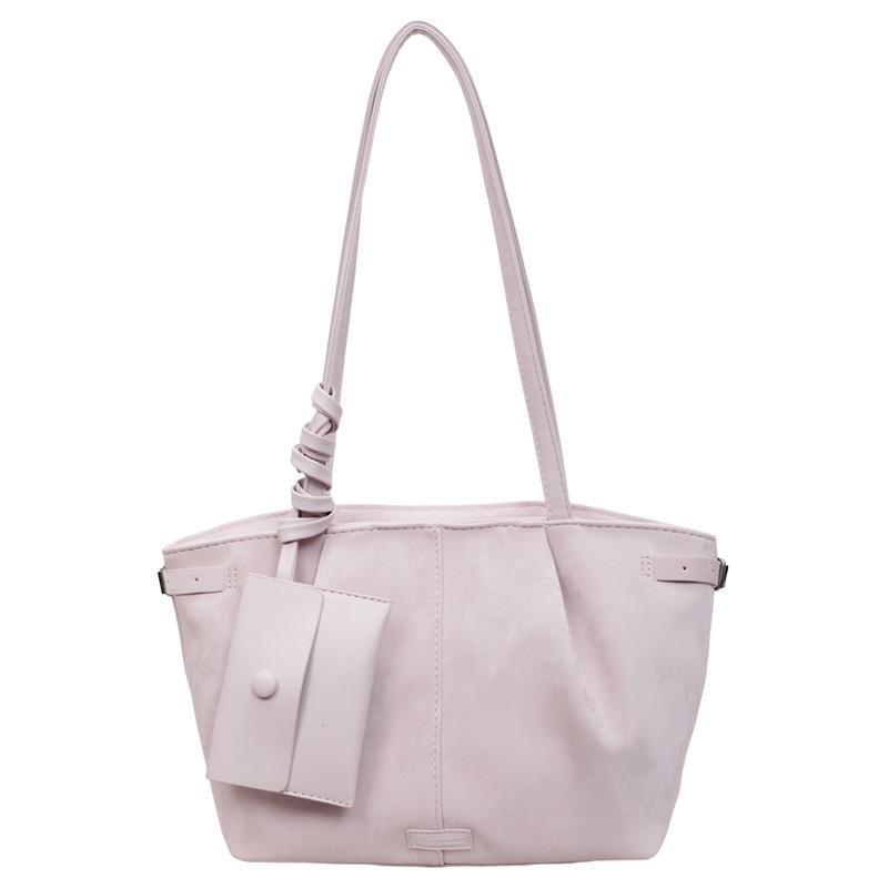 Весенняя мода большая вместимость на плечо сумка для поездок женская сумка 2025 новая простая сумка-поддержка универсальная сумка под мышкой ins