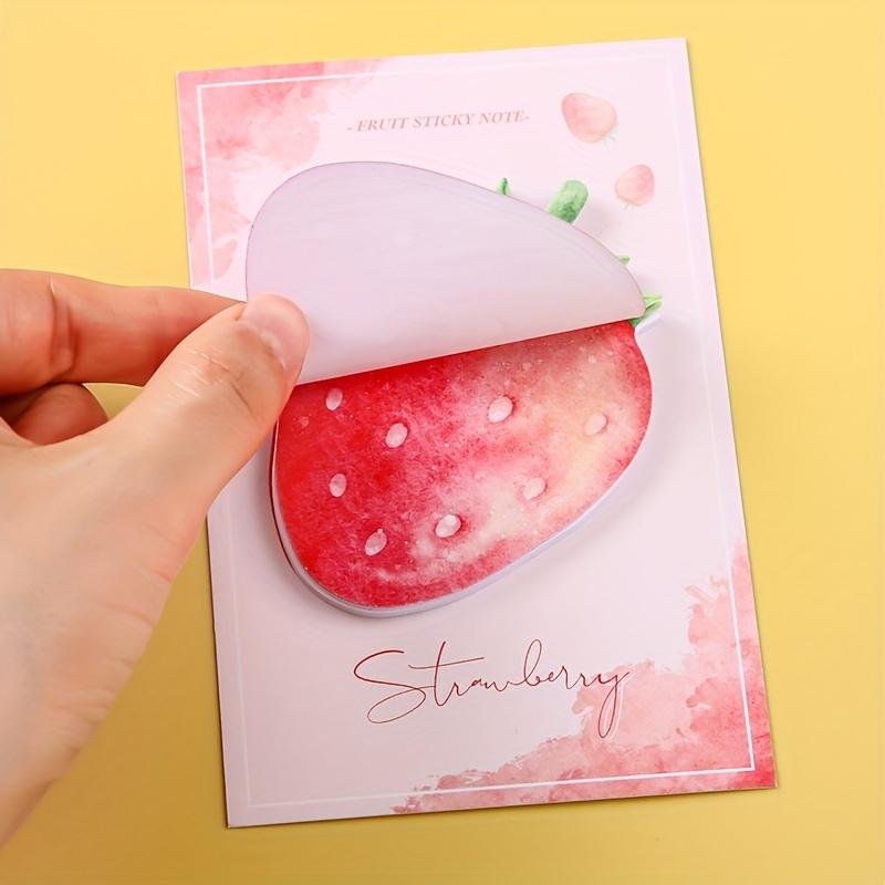Single-Pack Japanese Cartoon-Style Realistic Fruit Series Sticky Notes, Planning Notepaper