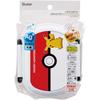 Skater Children's Bento Box, 360ml Capacity, Fluffy Lid, Made in Japan, Single Tier, Dishwasher and Microwave Safe, Pokemon Monster Ball Design, QAF2B