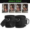 1/2PC Fitness Ankle Strap Ankle Straps Work Out Cuff Attachment for Home Gym Breathable Ankle Strap Neoprene Padded Outdoor