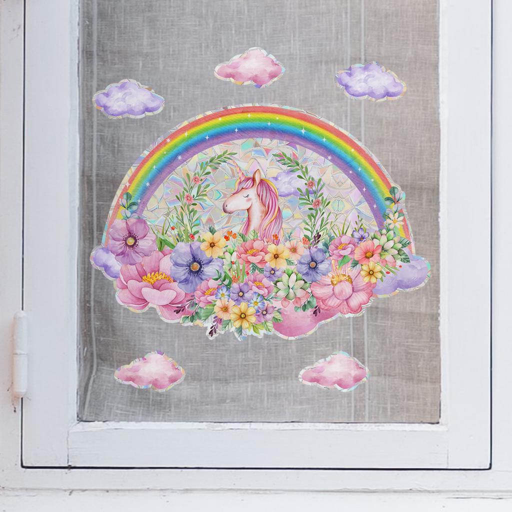 Виниловые наклейки на стену «Единорог» для декора детской комнаты для девочек, наклейки на обои для спальни