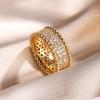 ZAKOL New Gorgeous Shining Cubic Zirconia Finger Ring for Women Luxury Engagement Wedding Ring Wholesale