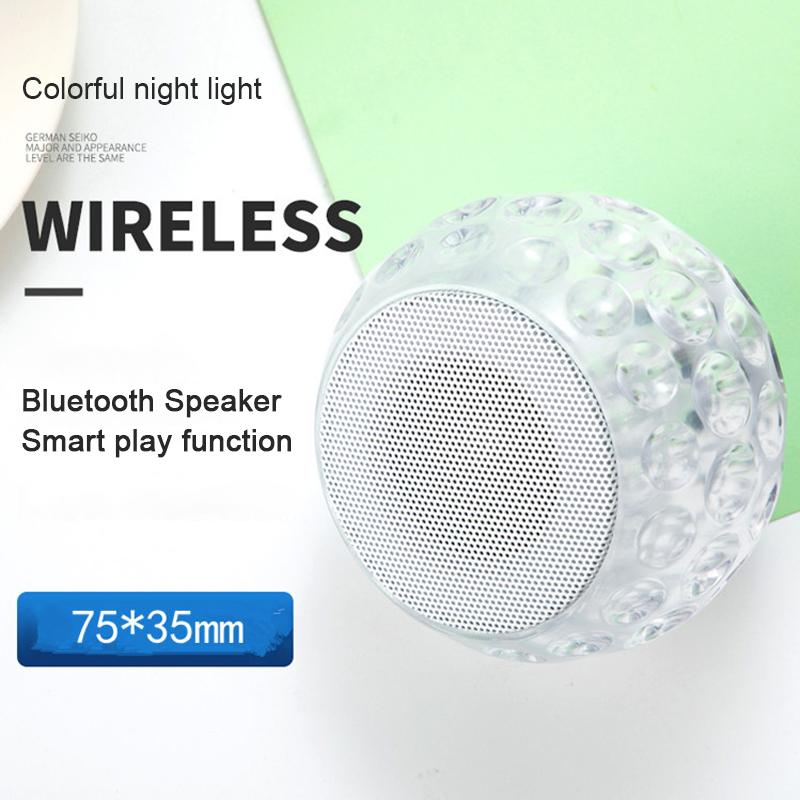Bluetooth-динамик USB светодиодный цветной светильник для улицы портативный светодиодный фонарь стерео мини может регулировать цвет