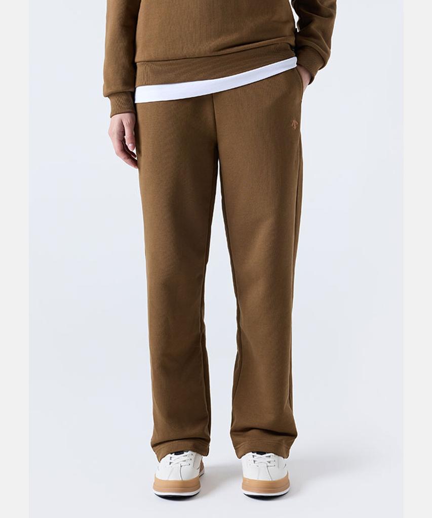 DESCENTE Sports Terry Knit Straight Fit Pants Brown (Sq323Ukp71) (A Type)