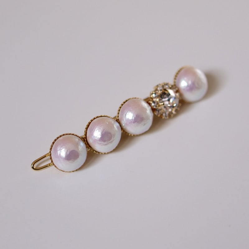 OVLA Twinkle Cotton Pearl Point Hair Pin HP011