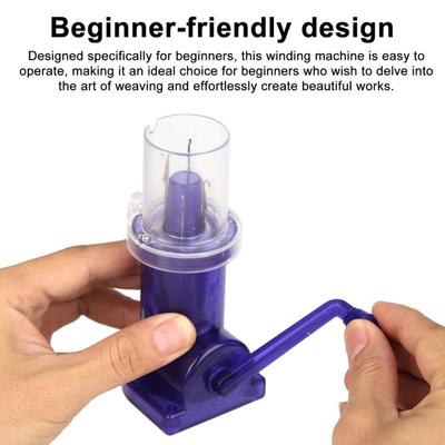 Ручная вязальная машина DIY Ручная работа Плетеная веревка Вязание ткацких станков Катушка для вязания Ручная вязка Инструменты для плетения браслетов