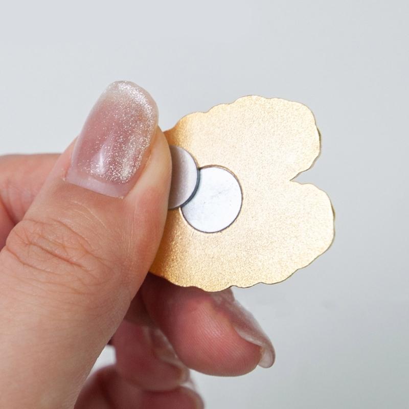 Игольница в форме листа и цветка, магнитные держатели для игл, игольница для вышивания