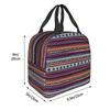 Colorful Baja Print Insulated Lunch Bag The Nightmare Before Christmas Portable Thermal Cooler Lunch Box Container Tote Bags