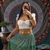 Vintage Fashion Metal Sun Flower Smile Waist Chains Women Sexy Bikini Beach Tassel Pendant Belly Body Chain Summer Jewelry