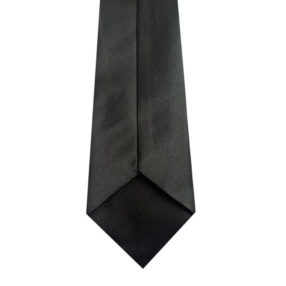 Xianyi Japanese College Style Shirt Black Tie Women's Lazy Shirt Solid Color No-tie Clothing Accessories P21